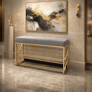 2-tier-upholstered-organizer-shelf-with-gray-padded-cushion-seat