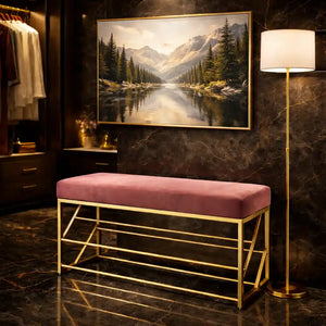 2-tier-upholstered-organizer-shelf-with-pink-padded-cushion-seat