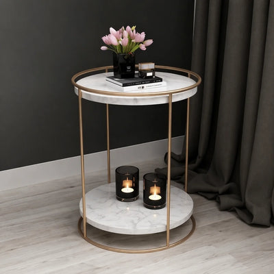 2-tiered-with-gold-end-faux-marble-side-table