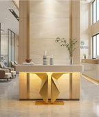 Premium Lobby LED Console Table (SS 302)