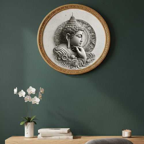 3D Buddha Wall Art for Home & Office Spaces – Spiritual Meditation Décor