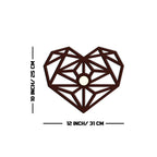 3D heart Shape Design Shadow Lamp