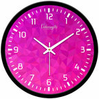 Pink Color Wall Clock