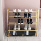 5 Layer Metal Shoe Rack Large Capacity Shoe Cabinet