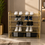 5 Layer Metal Shoe Rack Large Capacity Shoe Cabinet