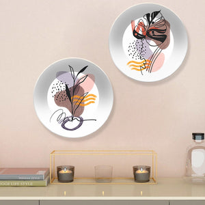 Wall Hanging Plates of Two Pieces