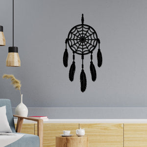 Amazing Dream Catcher with Five Feathers Design Premium Wooden Wall Hanging