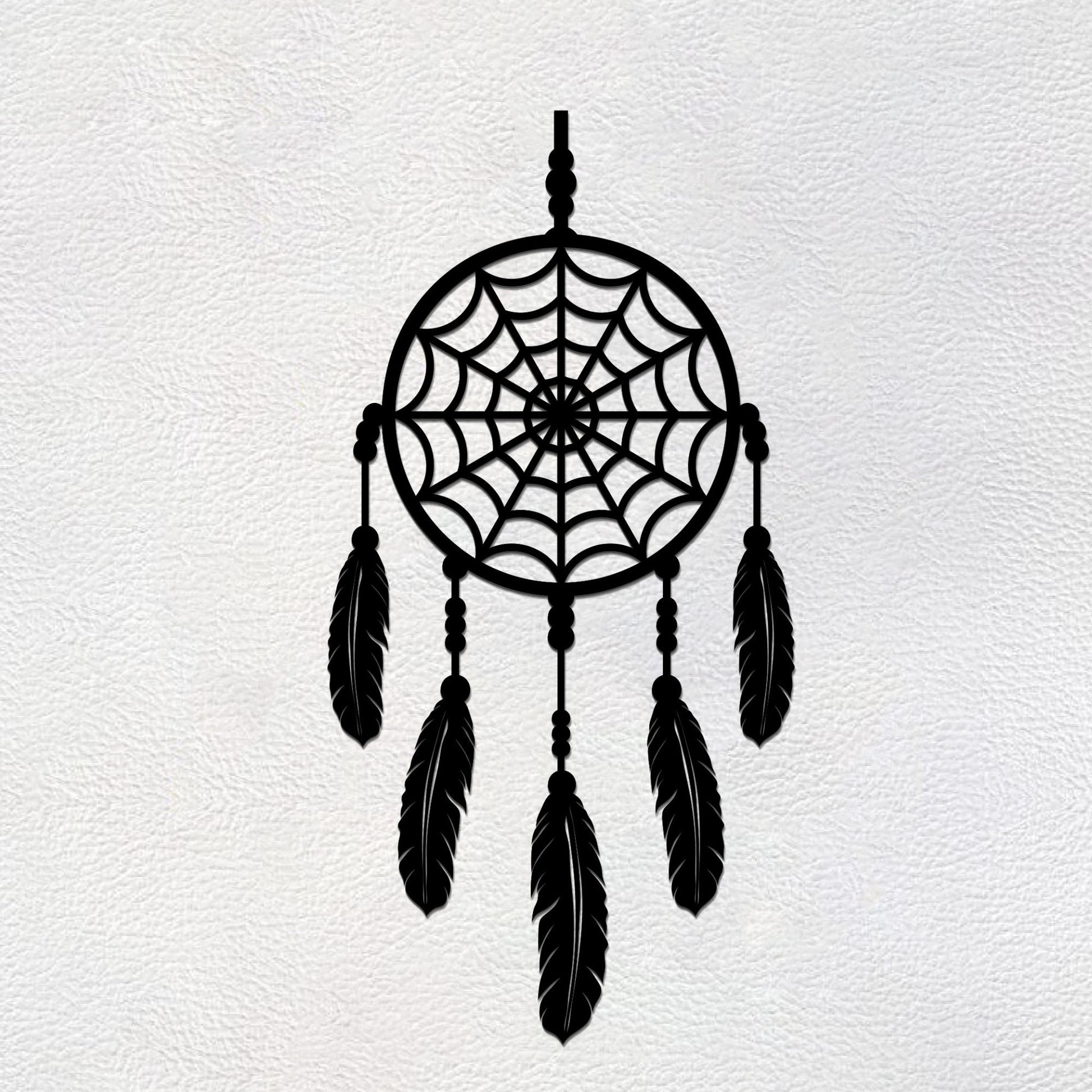 Amazing Dream Catcher with Five Feathers Design Premium Wooden Wall Hanging