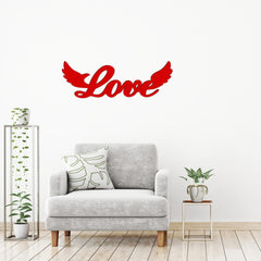 Beautiful Love Text Premium Quality Wooden Wall Hanging