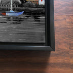 Beautiful Lake View Scenery Wall Painting of 2 Pieces Floating Frame