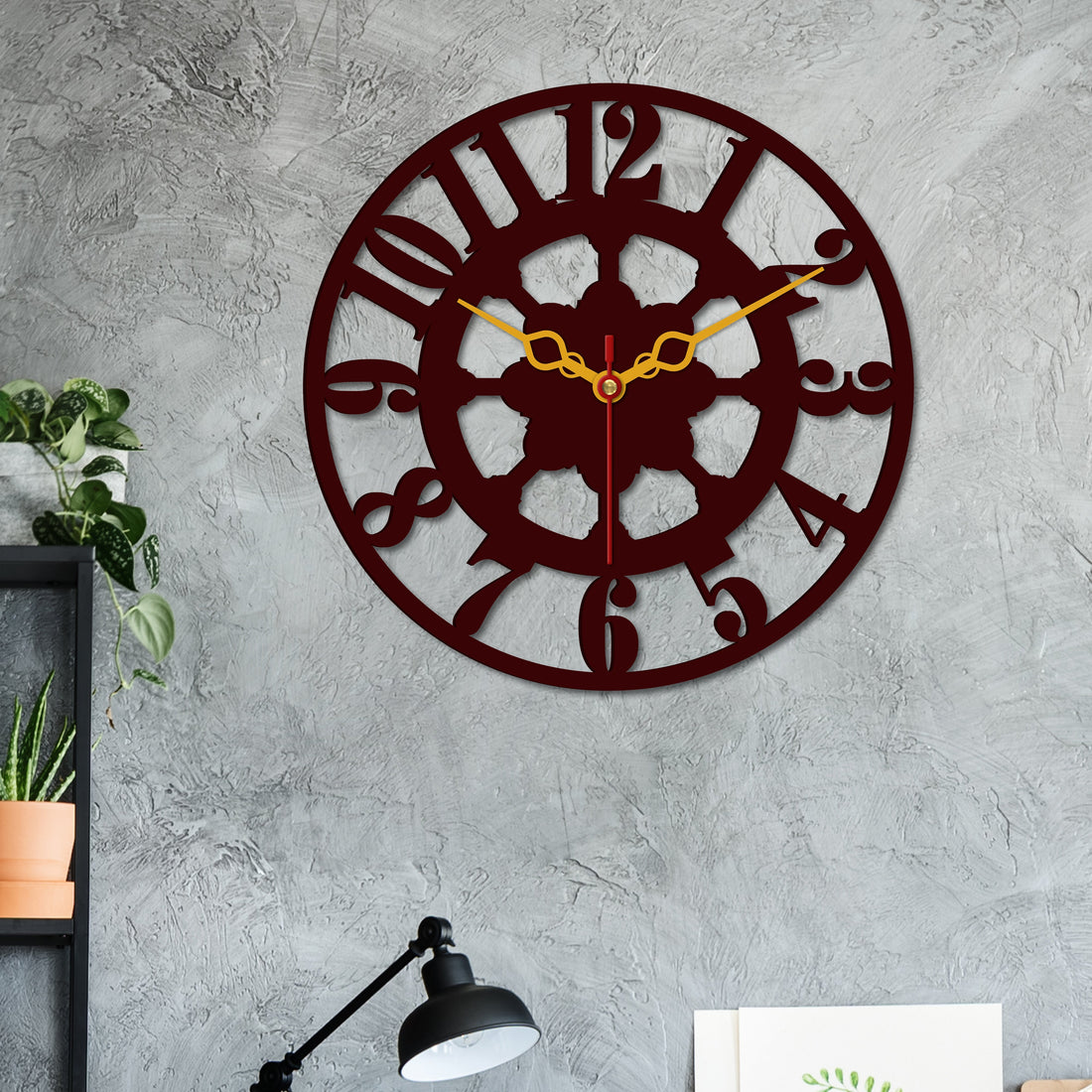 Classic Wooden Wall Clock