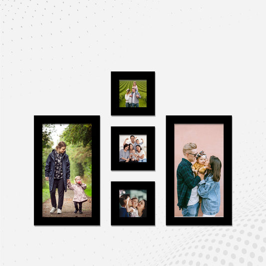 Collage Photo Frame Wall Hanging Set of Five