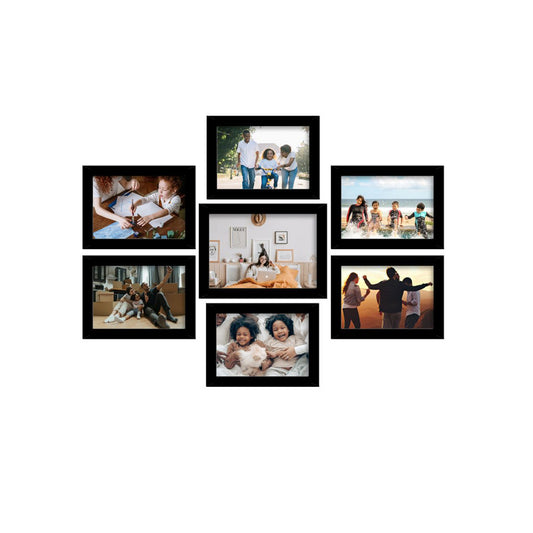 Collage Photo Frame Wall Hanging Set of Seven