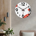 Printed Wooden Wall Clock