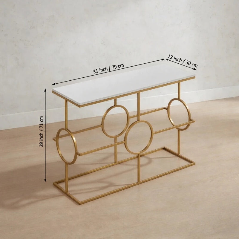 contemporary-console-table-in-geometric-pattern-design