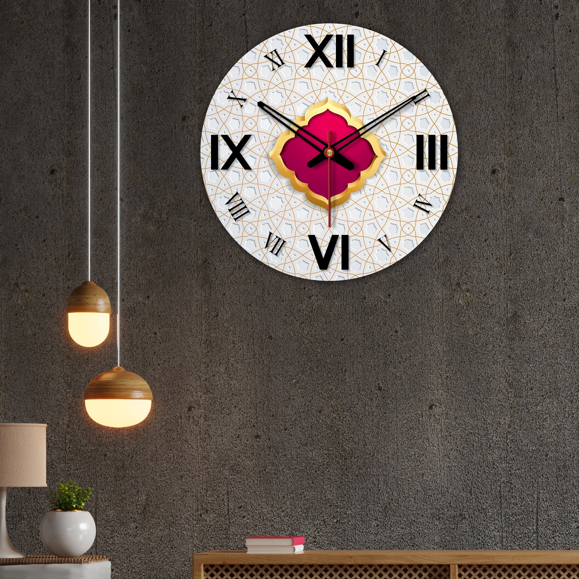 Designer Wooden Wall Clock