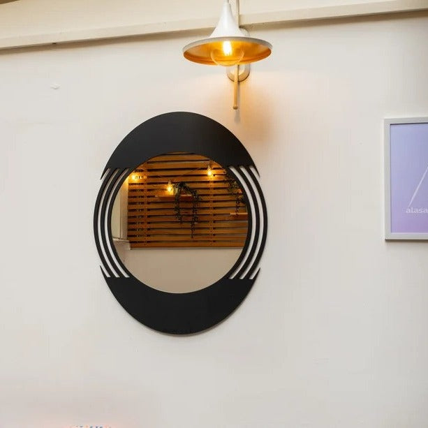  designer-black-wall-mirror-modern-round-decorative-style