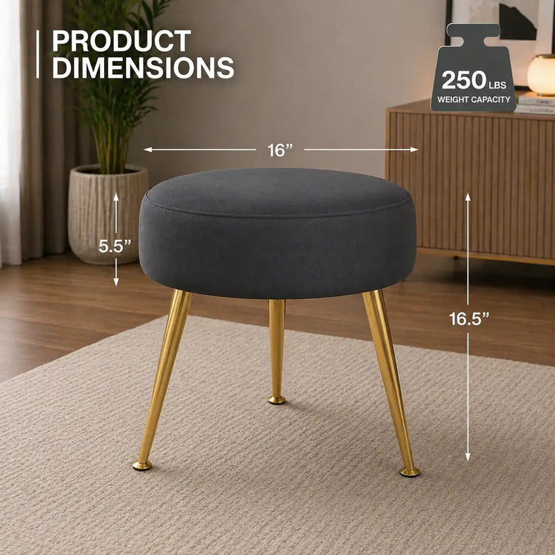 designer-royal-black-velvet-vanity-seat-with-sturdy-golden-legs