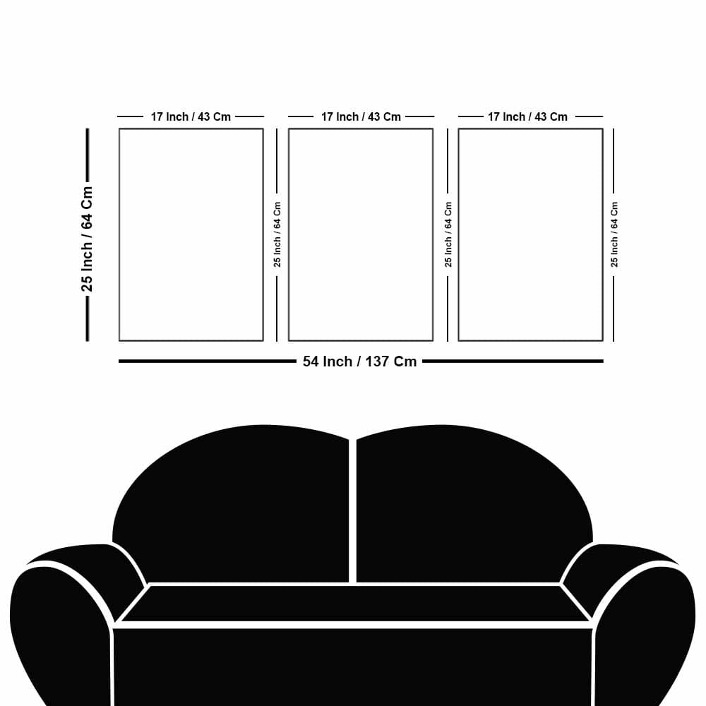 Unique Art of Color Blend Texture Abstract Artwork Floating Wall Painting Set of 3