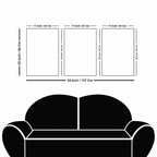 Abstract Dark Gray Artwork Premium Floating Wall Painting Set of 3