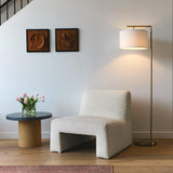 Beautiful Golden Straight Floor Lamp For Living Room, Bedroom
