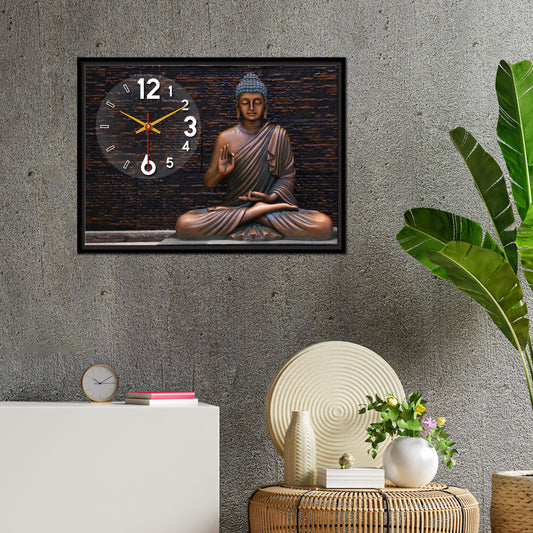 Floating Frame Lord Gautam Buddha Wall Painting