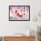 Sai Baba Wall Painting with Clock