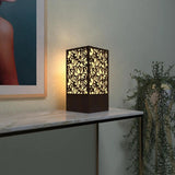 Flower Design Wooden Night Lamp Modern Table Light For Home Decor | Living Room