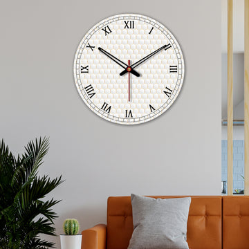 Printed Wooden Wall Clock