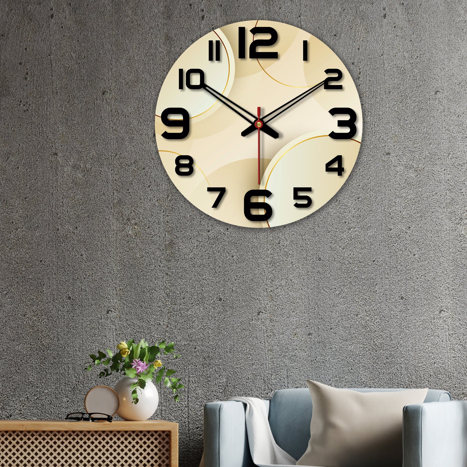 Wooden Wall Clock Design