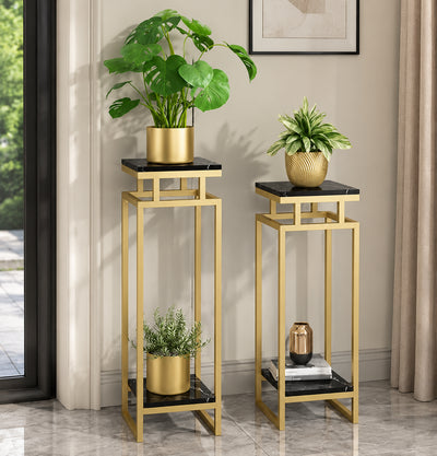 gold-marble-plant-stand-set-of-2