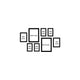 High Quality Photo Frame Wall Hanging Set of Eight
