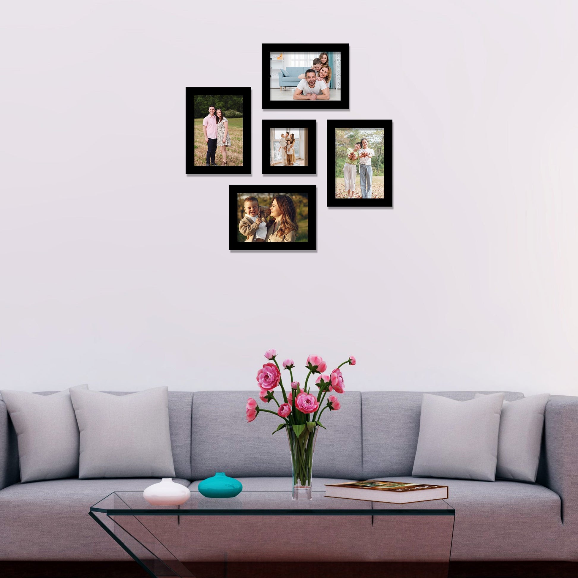 High Quality Photo Frame Wall Hanging Set of Five