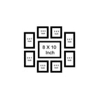 High Quality Photo Frame Wall Hanging Set of Nine