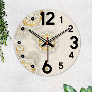 wall clock wooden design