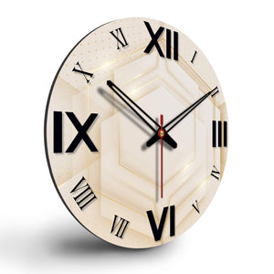 wall clock wooden design