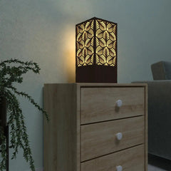 Leaf Design Wooden Night Lamp Modern Table Light For Home Decor | Living Room