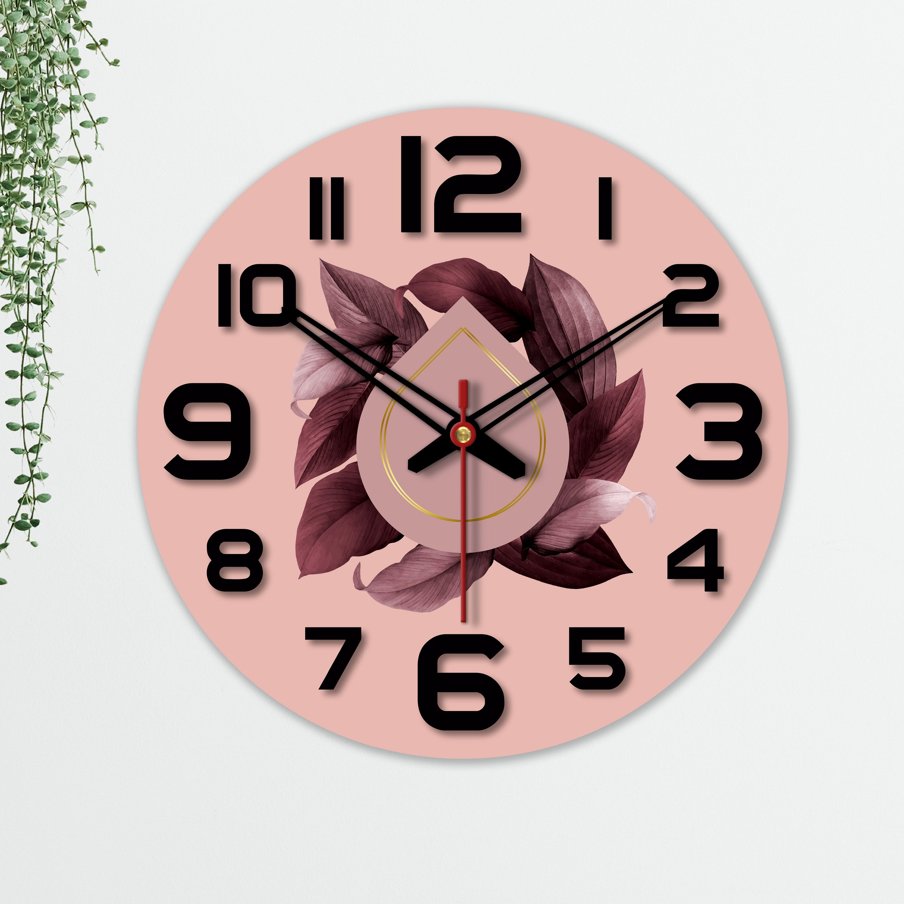 wall clock design wooden