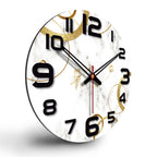 designer wooden wall clock