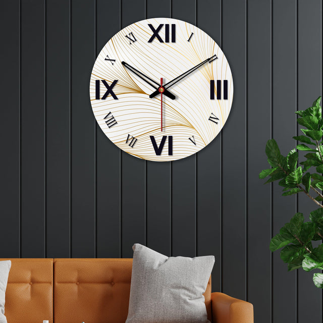 Wall clock wooden design
