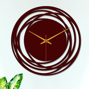 wall clock wooden design