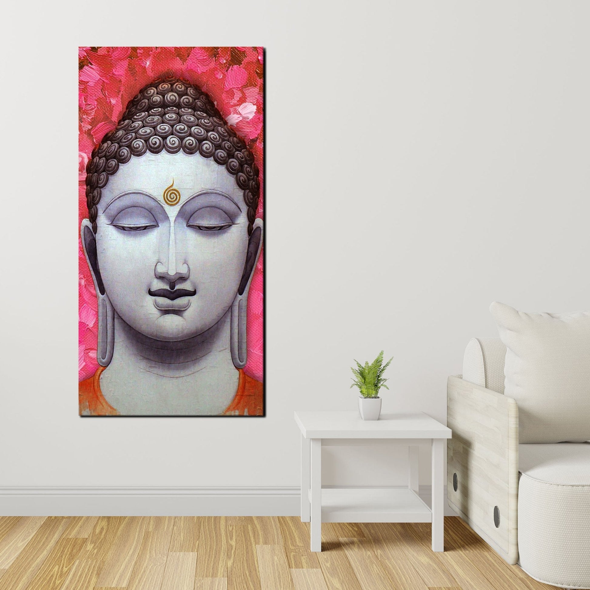 Lord Buddha Portrait Canvas Wall Painting