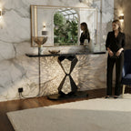 Luxury Marble Console Table for Living Room | Modern Entryway Table Decor (SS 302)