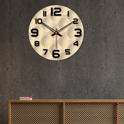 Wooden wall clock antique