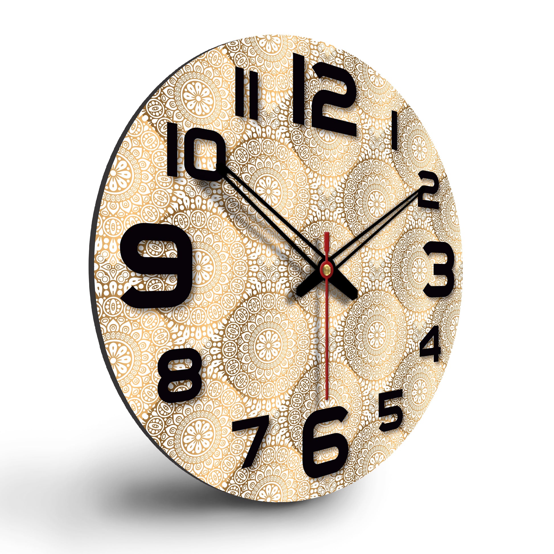 wall clock wooden design