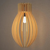 Modern Design Oval Shape Wooden Ceiling Lamp For Home Decoration, Living Room