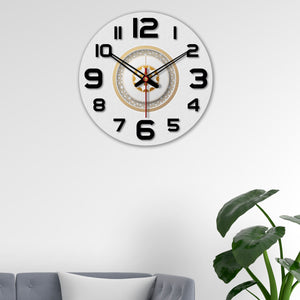 designer wooden wall clock