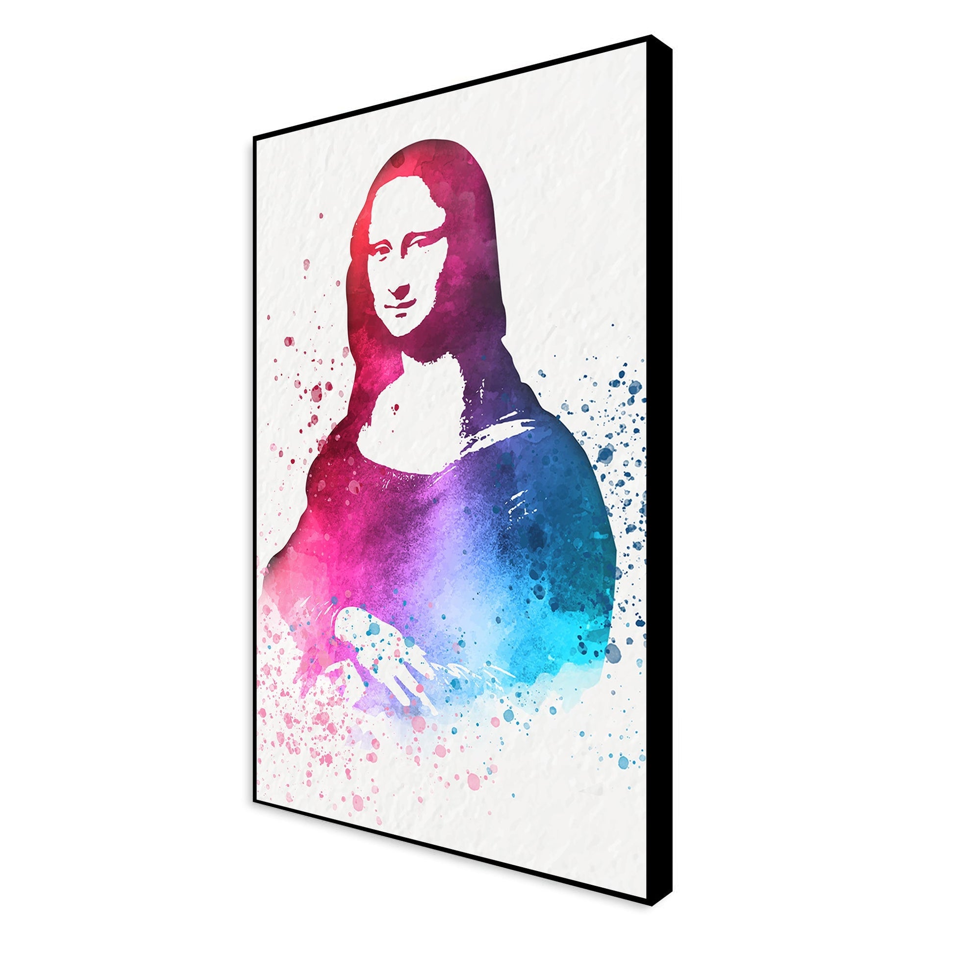 Mona Lisa Modern Art Floating Canvas Wall Painting