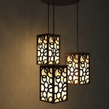 Muti Rings Design Wooden Modern Lamp Hanging Ceiling Light For Home Decoration, Living Room