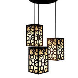 Muti Rings Design Wooden Lamp Hanging Ceiling Light 